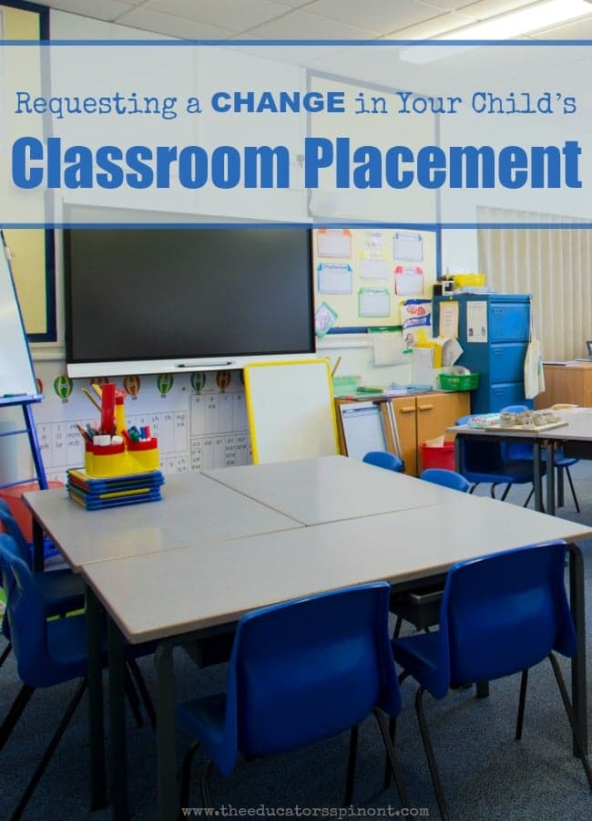 Requesting a Change in Your Child’s Classroom Placement