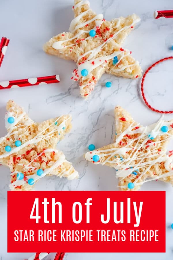 4th of July Star Rice Krispie Treats Recipe