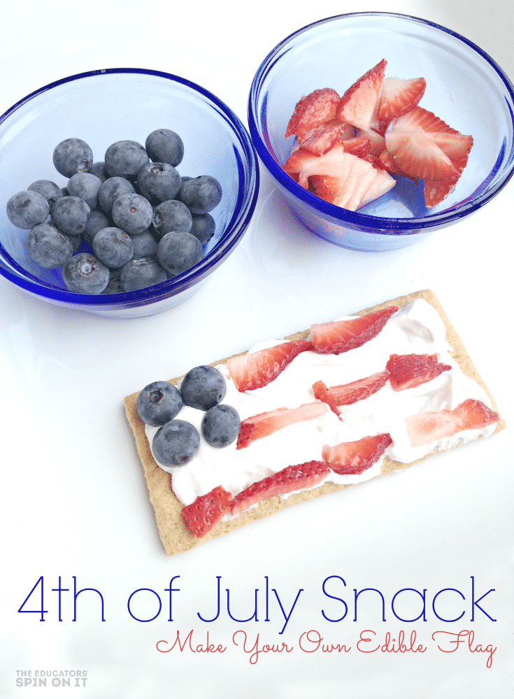 Edible Flag and Crafts for the 4th of July