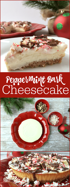 Chocolate Peppermint Bark Cheesecake Recipe