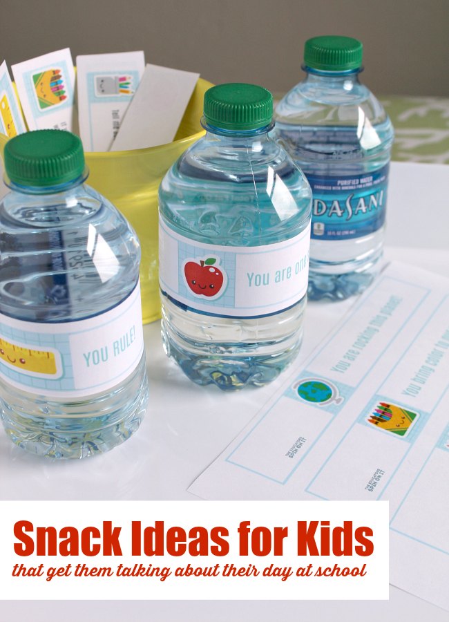 After School Snack Ideas With a Printable Surprise!