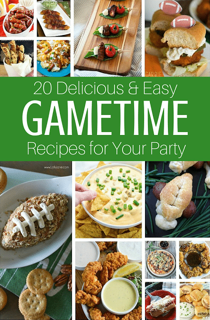 20 Must-Have GameTime Appetizers for the Big Game on Sunday!