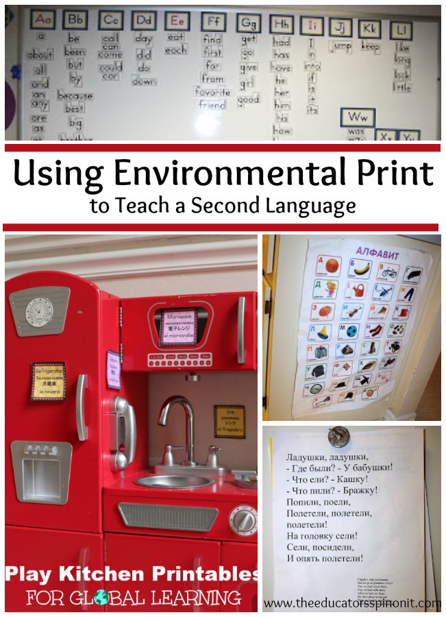 Using Environmental Print to Teach a Second Language