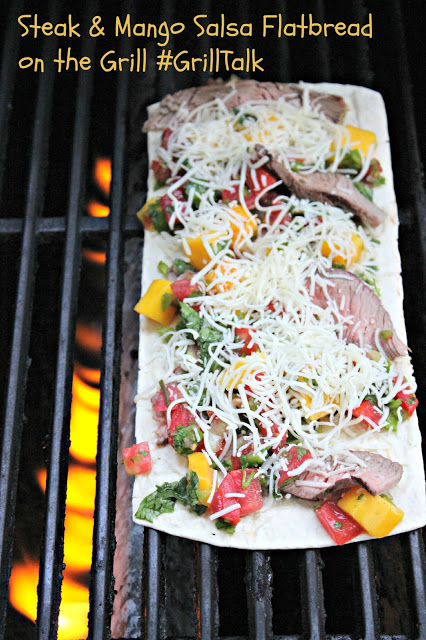 Steak and Mango Salsa Flatbread Recipe