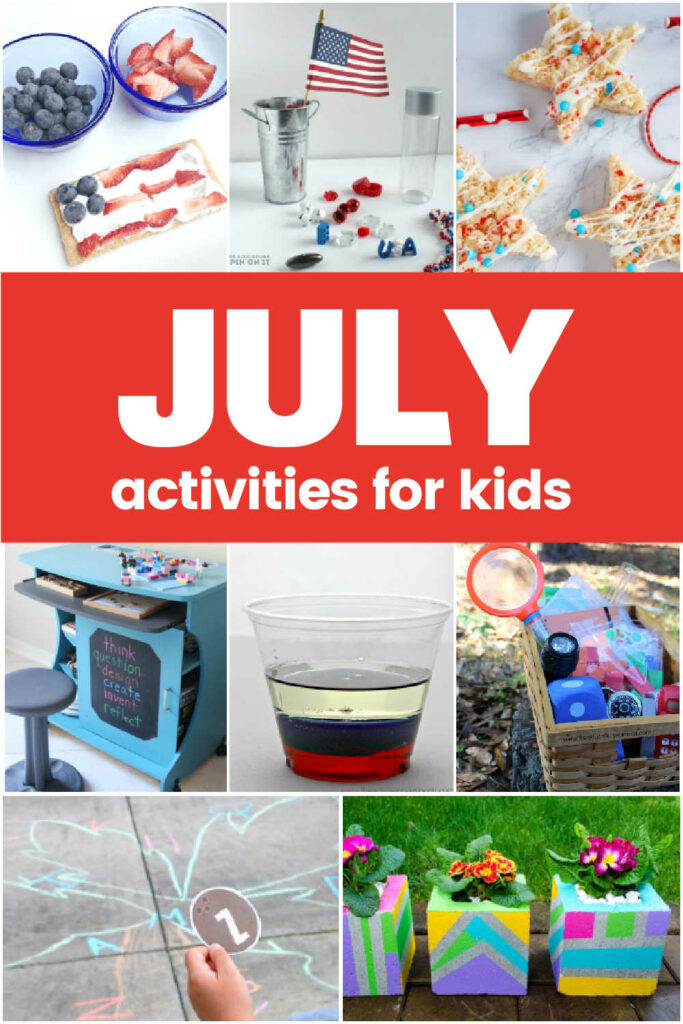 July Activities for Kids {Free Summer Activity Calendar}