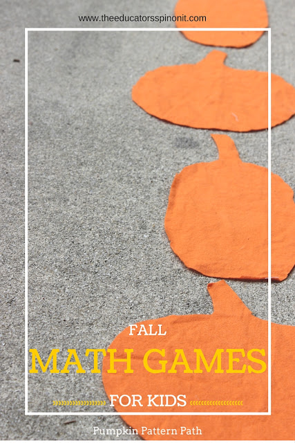 Pumpkin Pattern Path Math Game for Kids