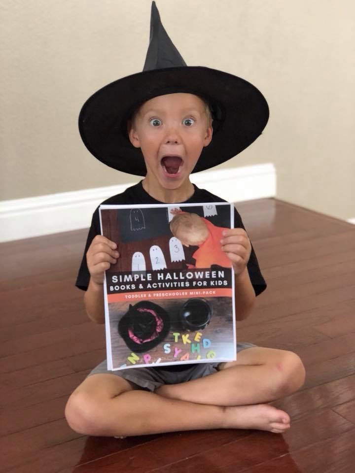 Halloween Books Challenge for Toddlers and Preschoolers
