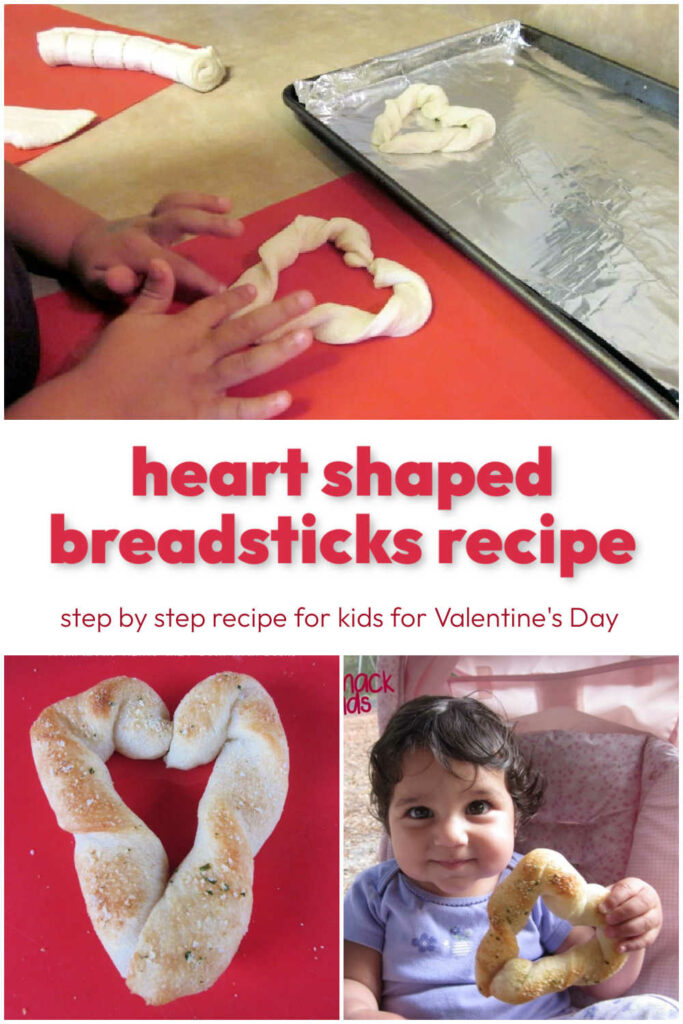Heart Shaped Breadsticks Recipe