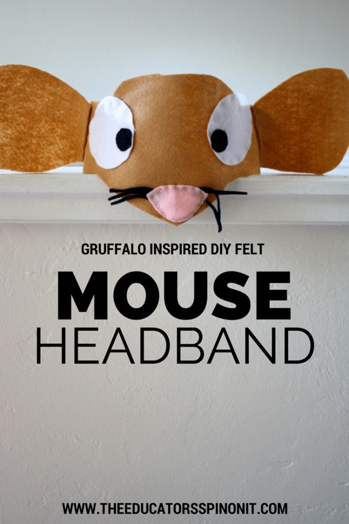 DIY Gruffalo Inspired Mouse Costume Headband