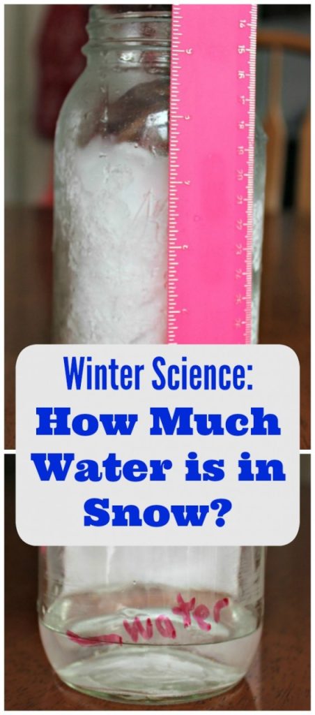 Winter Science Experiments: How Much Water is in Snow?