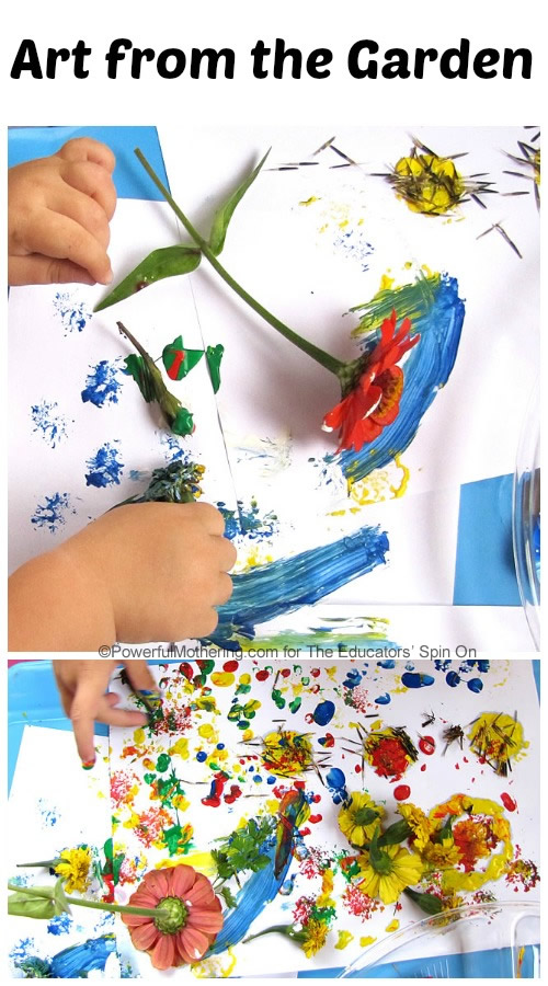 Garden Art Flowers – Painting with Flowers